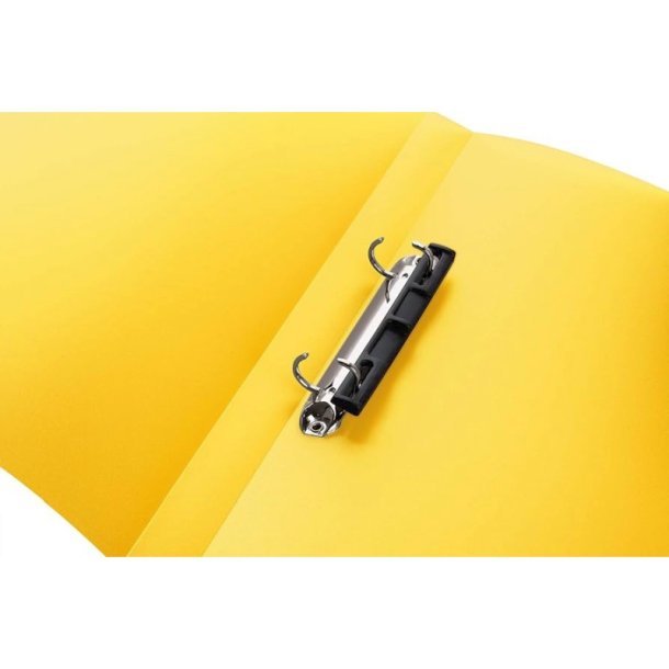 Herma A4 ringbind - Transparent Gul - 2 D-ringe - rygbredde 25mm