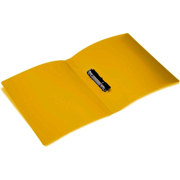 Herma A4 ringbind - Transparent Gul - 2 D-ringe - rygbredde 25mm