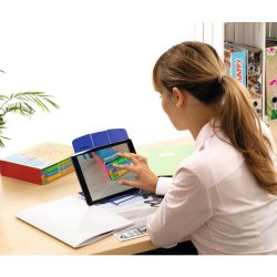 Herma Bogsttte/tabletholder - metal - Bl