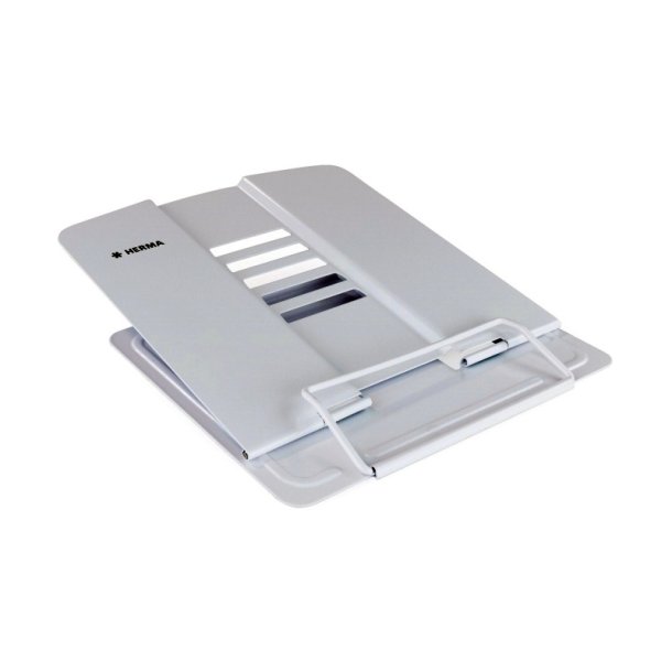 Herma Bogsttte/tabletholder - metal - white