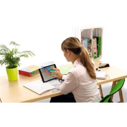 Herma Bogsttte/tabletholder - metal - white