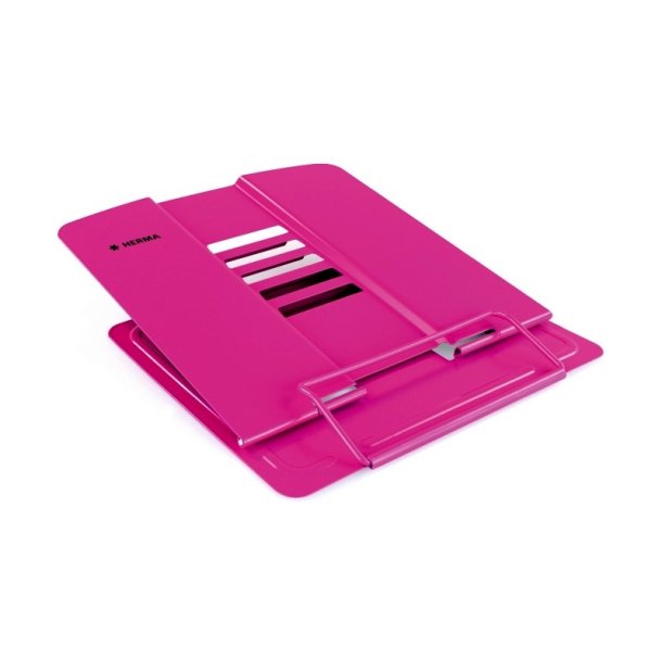 Herma Bogsttte/tabletholder - metal - pink