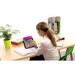 Herma Bogsttte/tabletholder - metal - pink