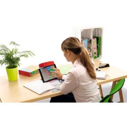 Herma Bogsttte/tabletholder - metal - red