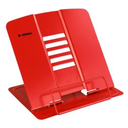 Herma Bogsttte/tabletholder - metal - red