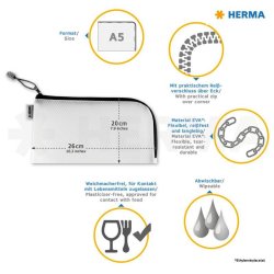 Herma Universal - lynlslomme - A5 - assorteret farver - 10 stk.