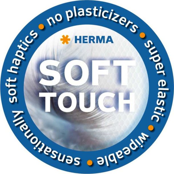 Herma Universal lynlslomme - 23x11cm - sort - 1 stk.