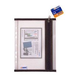 Herma Universal lynlslomme - 26x20cm - med hulkant - sort - 1 stk.