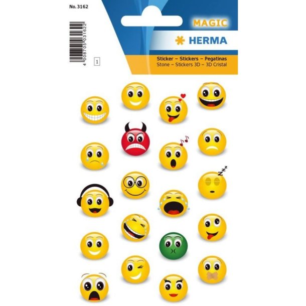 Herma Magic klistermrker/stickers - emojis - 1 stk.