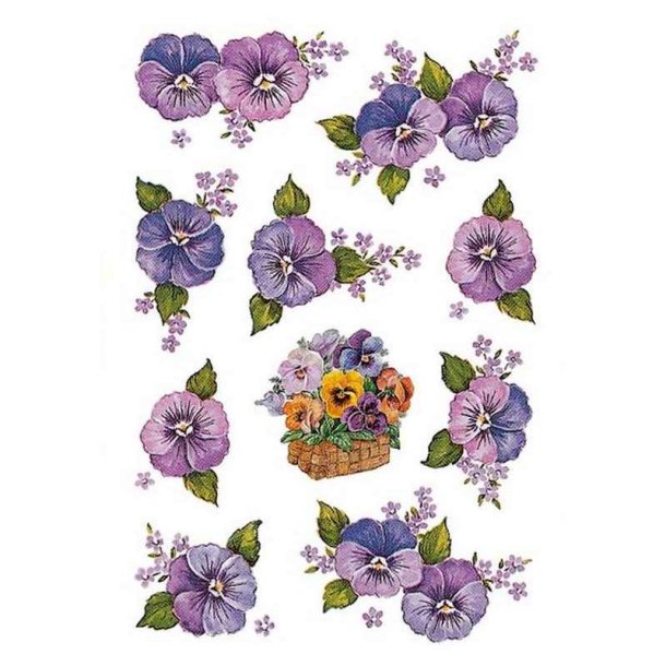 Herma Decor klistermrker/stickers - blomster - 3 stk.