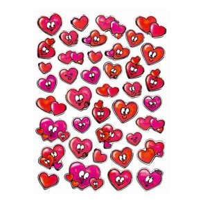 Herma Magic klistermrker/stickers - hjerter - 1 stk.