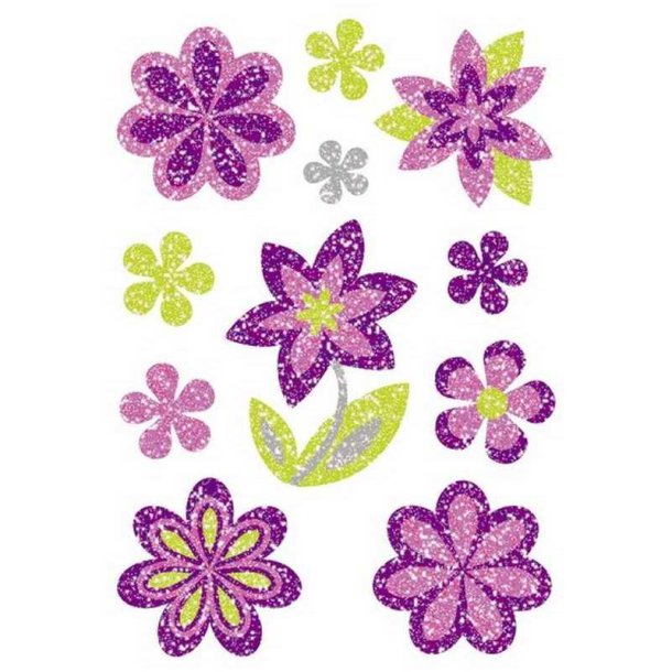 Herma Magic klistermrker/stickers - blomster - 3D - 1 stk.