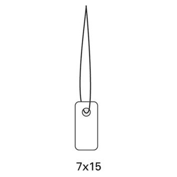 Herma etiket - vedhng - m/snor - 7x15 - 1000 stk.