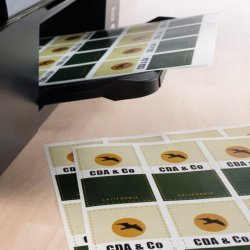 Herma Prism�rker med hul 42x70mm p� A4 ark - 2000 stk.