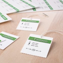 Herma Prism�rker med hul 42x70mm p� A4 ark - 2000 stk.