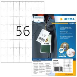 Herma Prism�rker med hul 30x37mm p� A4 ark - 5600 stk.
