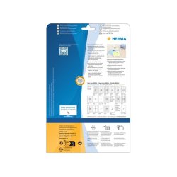Herma 4236 runde selvkl�bende etiketter p� ark - �40mm - 600 Transparent plomberings etiketter