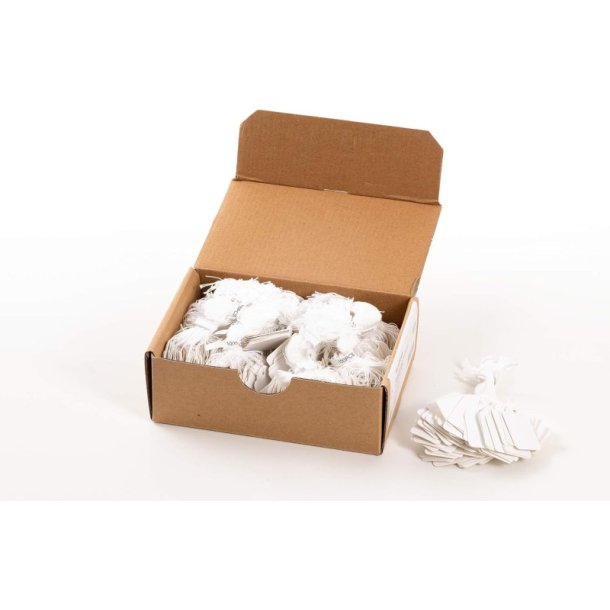 Herma Manillam�rker i 25x38mm - 1000 stk. prisskilte med snor