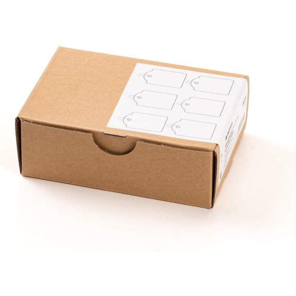Herma Manillam�rker i 25x38mm - 1000 stk. prisskilte med snor