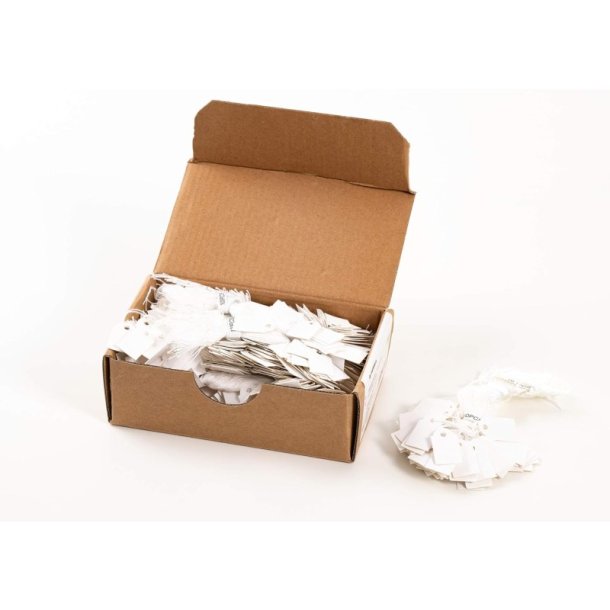 Herma Manillam�rker i 15x24mm - 1000 stk. smykkem�rker med snor