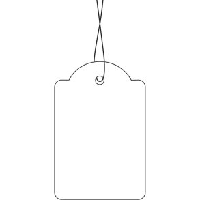 Herma Manillam�rker i 32x50mm - 1000 stk. prisskilte med snor