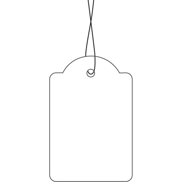 Herma Manillam�rker i 32x50mm - 1000 stk. prisskilte med snor