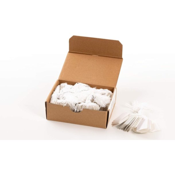 Herma Manillam�rker i 32x50mm - 1000 stk. prisskilte med snor