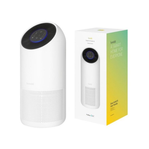 Hombli Smart Luftrenser - XL - op til 75m2 rum - Hvid