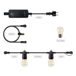 Hombli Smart Udendrs Lyskde - 5 meter