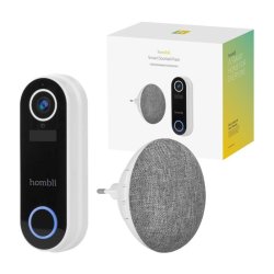 Hombli Smart Ringeklokke 2 - Ringeklokke 2 + klokke 2 - Hvid - Promo Pack