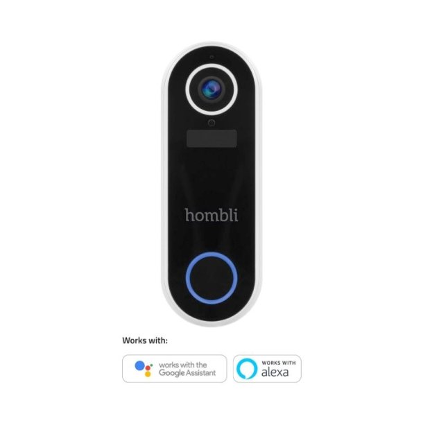 Hombli Smart Ringeklokke 2 - Ringeklokke 2 + klokke 2 - Hvid - Promo Pack