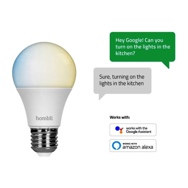 Hombli Smart bulb - 9W CCT (E27)