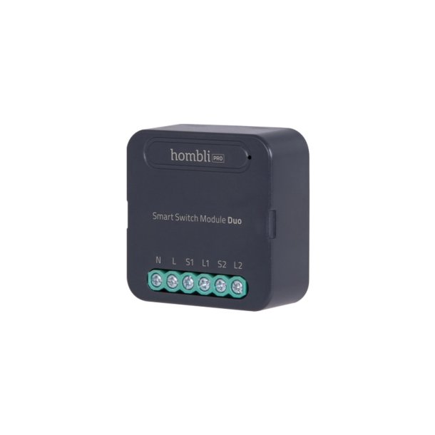 Hombli Smart Switch Module Duo - Sort