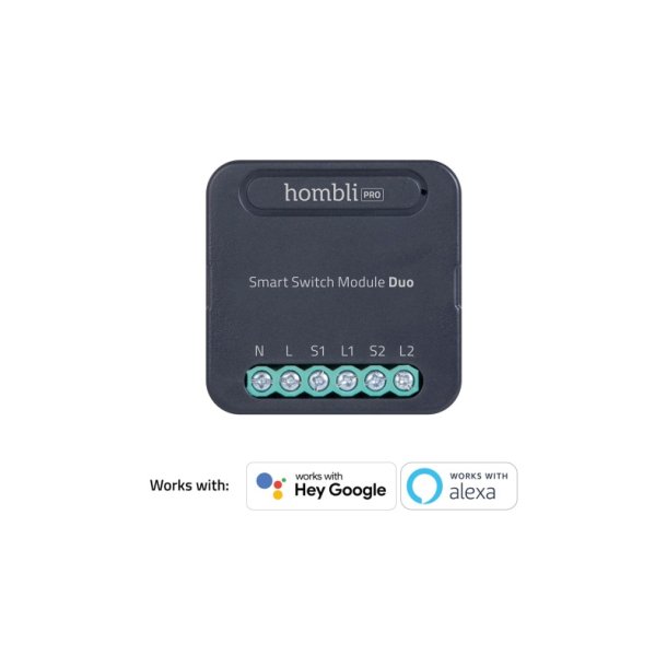 Hombli Smart Switch Module Duo - Sort