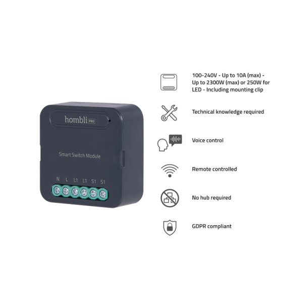 Hombli Smart Switch Module - Sort