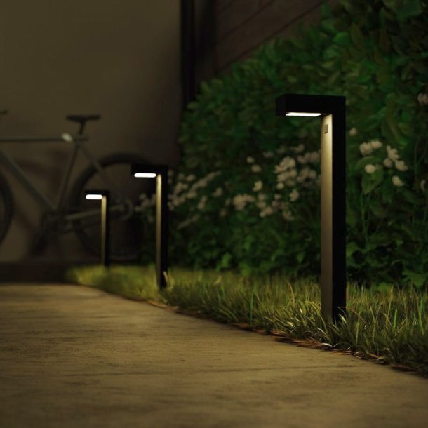 Hombli Smart udendrs stibelysning - 3 stk. - sort (start Kit)