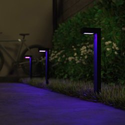 Hombli Smart udendrs stibelysning - sort (enkelt tilfjelse)