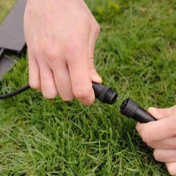 Hombli Smart udendrs stibelysning - sort (enkelt tilfjelse)