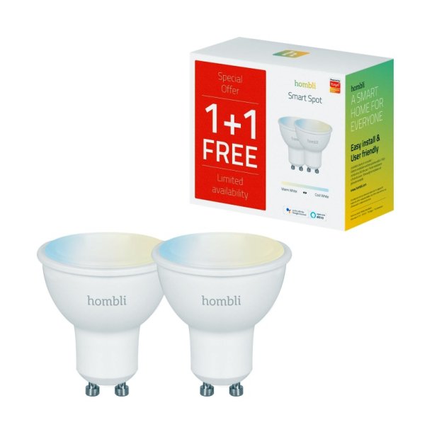 Hombli Smart Spot 4.5W CCT (GU10) - Promo Pack