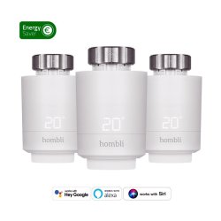 Hombli Smart Radiator Termostat - Ekstra termostater - 3 stk. - Hvid