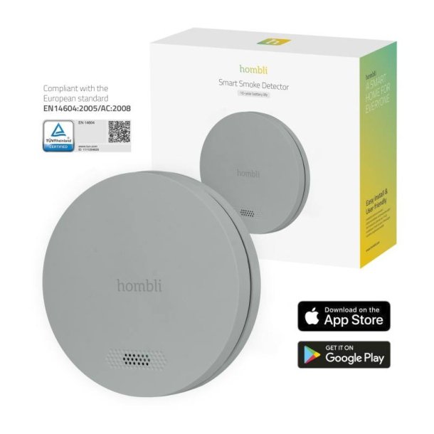 Hombli Smart Rgalarm/smoke detector - Gr