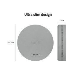 Hombli Smart Rgalarm/smoke detector - Gr
