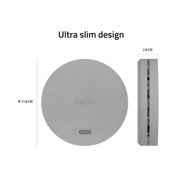 Hombli Smart Rgalarm/smoke detector - Gr