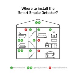 Hombli Smart Rgalarm/smoke detector - Gr