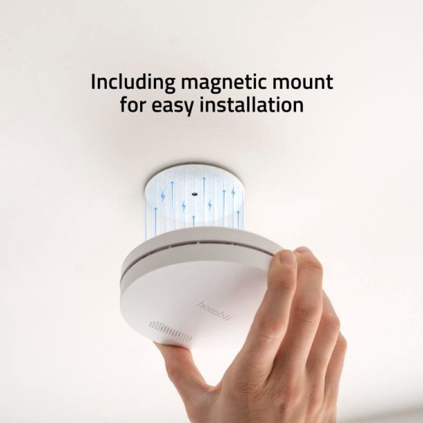 Hombli Smart Rgalarm/smoke detector - Hvid