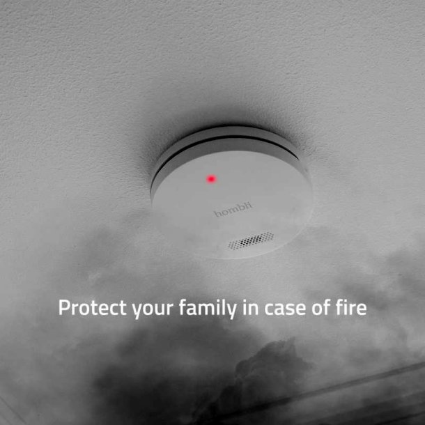 Hombli Smart Rgalarm/smoke detector - Hvid