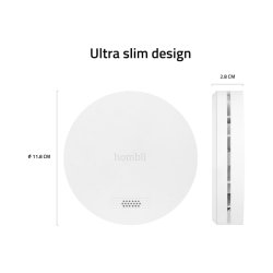 Hombli Smart Rgalarm/smoke detector - Hvid