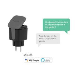 Hombli Smart udendrs stikkontakt - sort