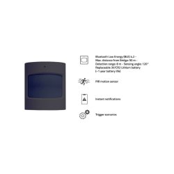 Hombli Smart Bluetooth Sensor Starterkit - Sort - (BT Bridge/BT Contact Sensor/BT PIR Motion Sensor)