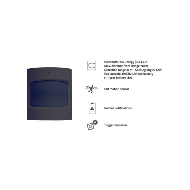 Hombli Smart Bluetooth Sensor Starterkit - Sort - (BT Bridge/BT Contact Sensor/BT PIR Motion Sensor)